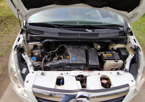 Opel Agila cena 11500 przebieg: 152000, rok produkcji 2009 z Szamotuły małe 379